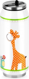 Thermocanette en forme de canette avec motif girafe 400 ml