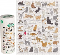Puzzle pour les amoureux des chats 1000 pièces de Ridley's Games