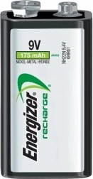Batterie rechargeable 9V ENERGIZER Power Plus 175 mAh