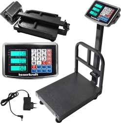 Balance électronique à plateforme 200 kg avec écran LCD pour entrepôt et commerce