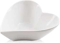 Bol en porcelaine en forme de cœur 13 × 11 cm, 180 ml
