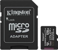 Carte mémoire microSD 128 Go Canvas Select+ G3 avec adaptateur