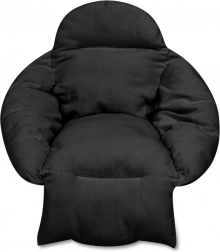 Coussin pour nid stork noir XXL