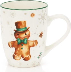 Tasse en porcelaine avec bonhomme en pain d’épice 320 ml