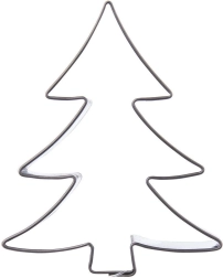 Emporte-pièce sapin en acier inoxydable 6,7 cm