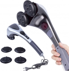 Appareil de massage vibrant double avec lumière infrarouge contre la cellulite