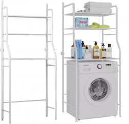 Étagère de salle de bain pratique au-dessus de la machine à laver