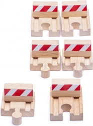Set de butoirs en bois Bigjigs Rail