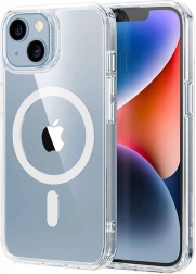 Coque ESR Classic Hybrid pour iPhone 14 Plus avec MagSafe, transparente