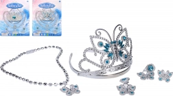 Set de bijoux de princesse pour enfants 4 pcs