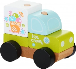 Camion de glace - puzzle en bois pour enfants