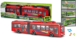 Autobus bi-articulé – véhicule pour enfants avec sons et lumières