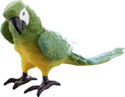 Figurine en plastique perroquet vert
