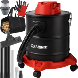 Aspirateur à cendres Kaminer ignifugé sans sac 20 l avec fonction souffleur