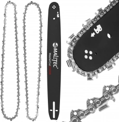 Kit pour tronçonneuse 18" – guide-chaîne et 2 chaînes 0,325"