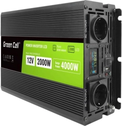 Onduleur 12 V 2000 W à onde sinusoïdale pure avec écran LCD