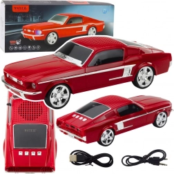 Haut-parleur sans fil WSTER en forme de voiture avec lumières LED