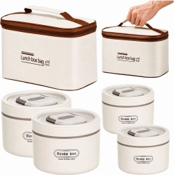 Ensemble de récipients isothermes pour aliments LunchBox 4 pièces