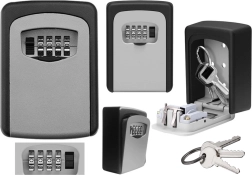 Boîte à clés en zinc avec code numérique