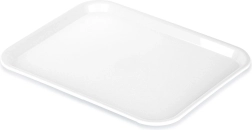 Plateau de service en plastique blanc 45,5 × 35,5 cm