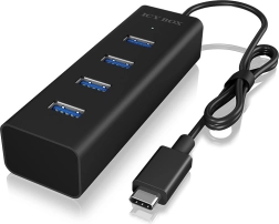 ICY BOX Hub 4 ports USB‑C (USB 3.0, 5 Gbit/s)