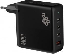 Chargeur 3x USB‑C + USB‑A Power Delivery noir 100 W
