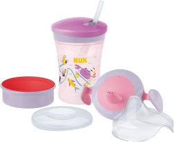 Tasse pour enfant NUK Learn to Drink Set, 230 ml, sans BPA