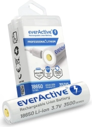 Batterie EverActive 18650 avec micro USB 3500 mAh