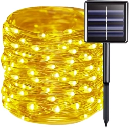 Guirlande solaire 15m IP44 Gardlov