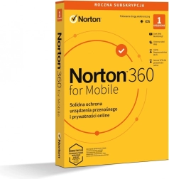 norton 360 mobile – abonnement 1 an pour 1 utilisateur et 1 appareil