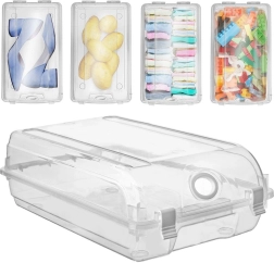 Boîte à chaussures transparente avec couvercle 33 × 19 × 10 cm