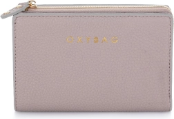 Portefeuille en cuir pour femme Last Leather Mocca