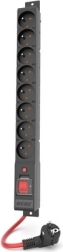 Multiprise parafoudre ACAR R8 POWER, 8 prises, 10 m, 16 A