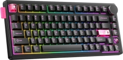 Clavier de jeu mécanique ONIKUMA MT706, sans fil et filaire, RVB, noir