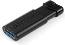 Clé USB Verbatim PinStripe 16 Go noire