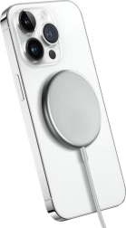 Chargeur sans fil MagSpot MagSafe 15W Argent