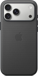 Étui textile TechWoven avec MagSafe pour iPhone 17 Pro Max – noir