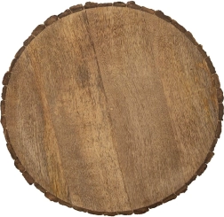 Planche et plateau de service en bois de manguier 39 cm