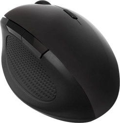 Souris optique sans fil ergonomique 2,4 GHz 1600 dpi noire