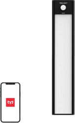 Lampe LED à capteur pour armoire Yeelight 20 cm, noire, 4000 K