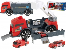 Camion de pompiers - Transporteur et jouet de stationnement