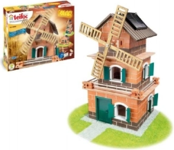 Kit de construction Teifoc Moulin à énergie solaire