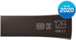 Clé USB BAR Plus 128 Go, USB 3.1, gris titane