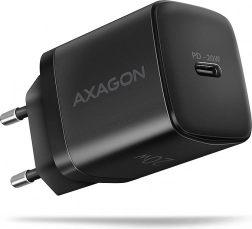 Chargeur secteur AXAGON 20W USB‑C PD, noir