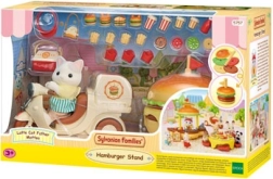 Sylvanian Families restaurant mobile hamburger avec figurine Chat Latte