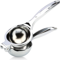 Presse-agrumes manuel en métal LUXY 22 × 7 cm