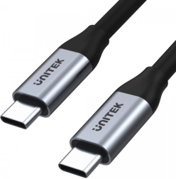 câble usb‑c vers usb‑c 1 m, 10 gbps, 4k 60 hz, power delivery 100 w