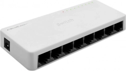 Commutateur réseau QOLTEC 8× RJ45, 100 Mb/s Fast Ethernet LAN
