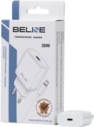 Chargeur secteur 30W GaN USB‑C avec câble Lightning – Blanc
