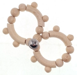 Hochet en bois avec clochette de Hess